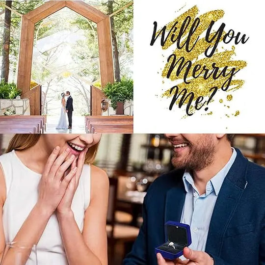 2Ct Moissanite Rings, Cushion Cut Square Engagement Rings with Exquisite Box, VVS1 Excellent D Color Moissanite, Wedding Bands, Promise Rings, Eternity Rings