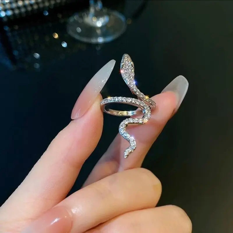 Open Snake Rings Adjustable in Many Variants for Men and Women