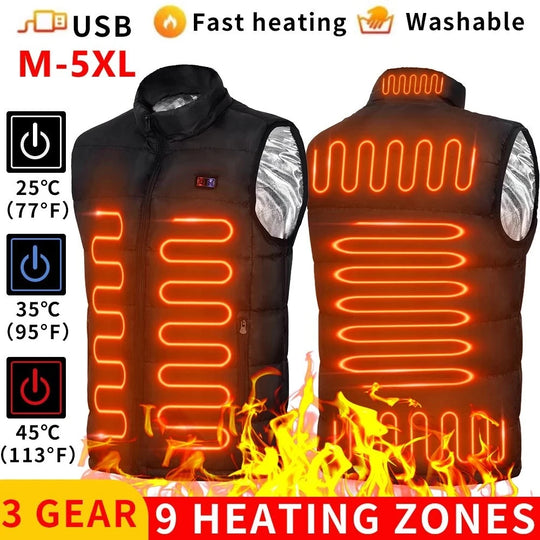 Heated Vest Electric Heated