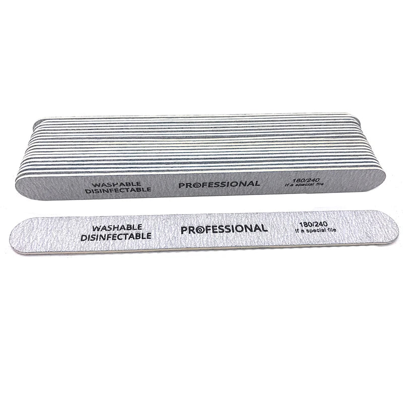 100Pcs Professional Nail Files