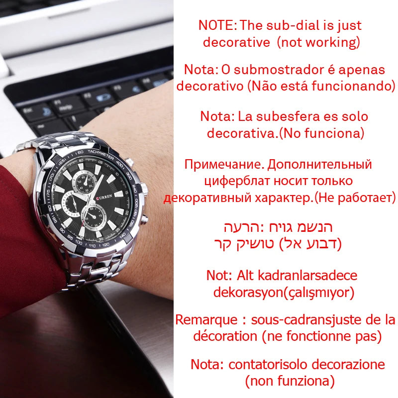 CURREN 8023 Quartz Watch Men