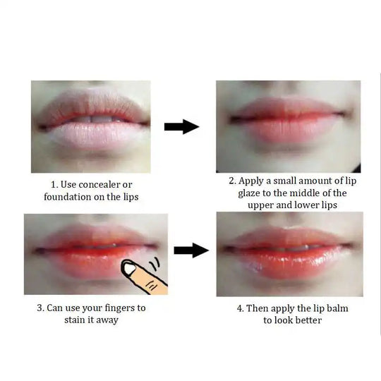 Women Lip Gloss Waterproof Multifunction Makeup Tint Dyeing Liquid Lipgloss Blusher Long Lasting Makeup Cosmetics