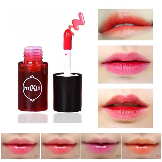 Women Lip Gloss Waterproof Multifunction Makeup Tint Dyeing Liquid Lipgloss Blusher Long Lasting Makeup Cosmetics