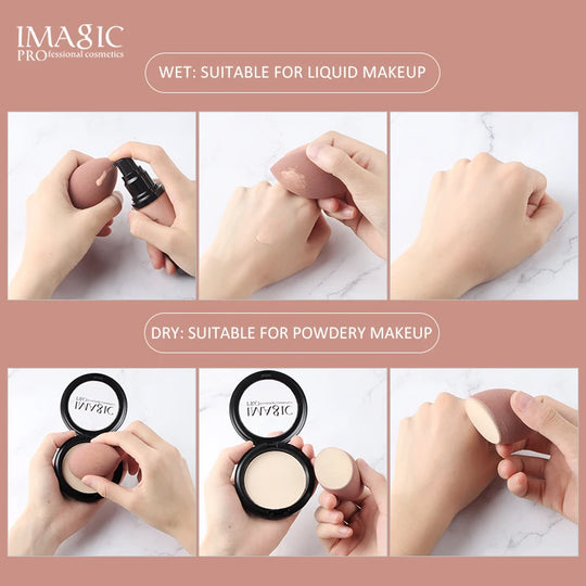 IMAGIC 3Pcs Makeup Puff Wet And Dry Professionele Makeup